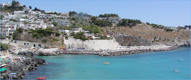 Panoramica della Baia di Castro Marina